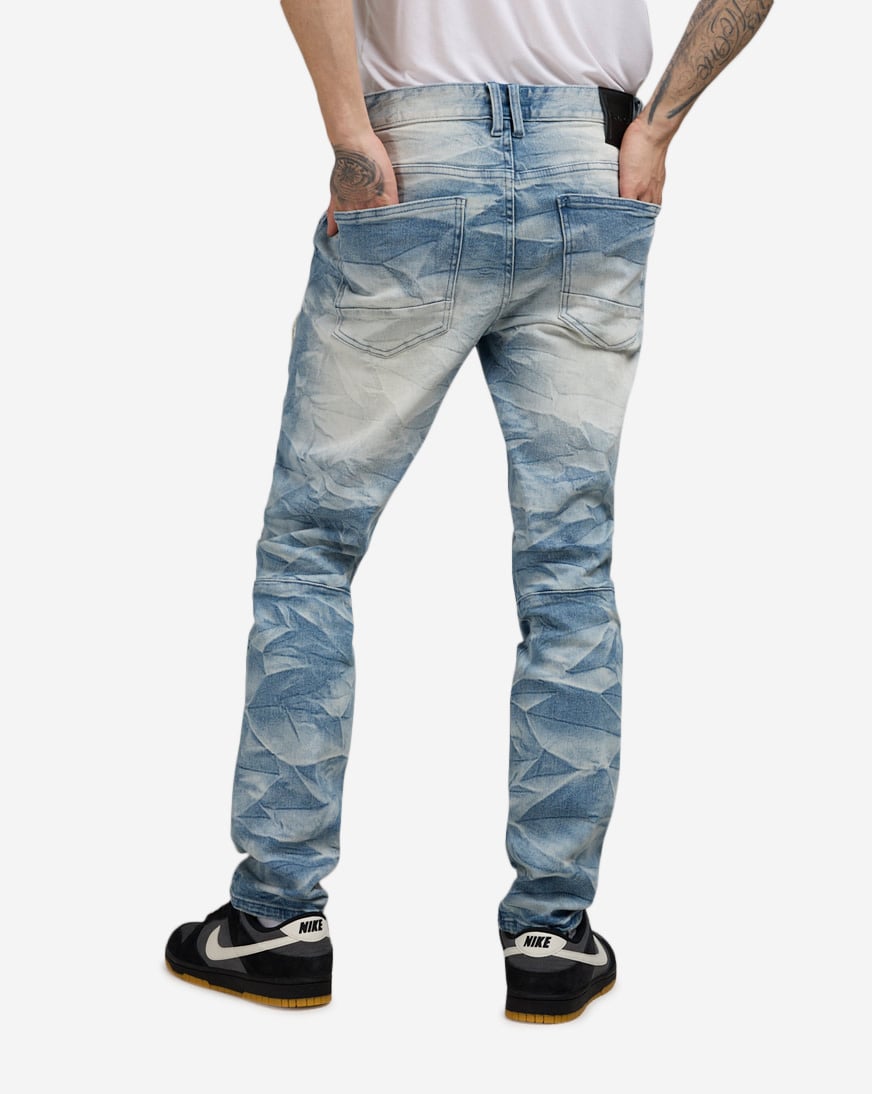 Vintage Wash 5-Pocket Basic Jeans