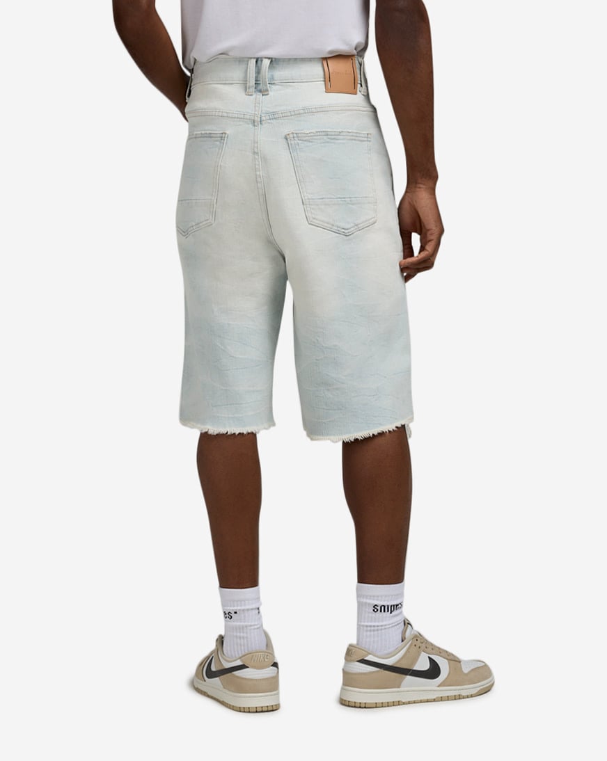 Skater Fit Denim Shorts