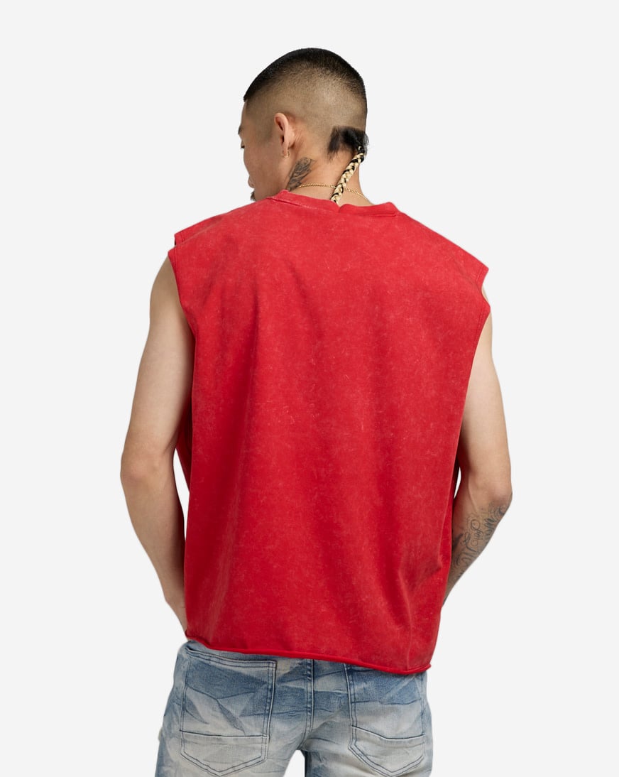 Crop Graphic Muscle Tank